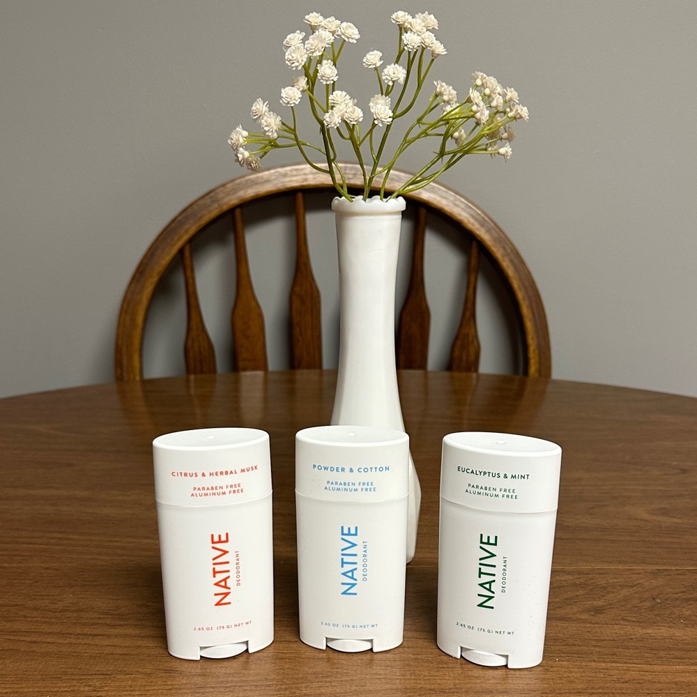 Native Deodorant Set of 3